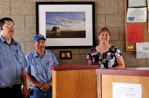 Tim Keller's "Distance" at Cabezon Recreation Center in Rio Rancho