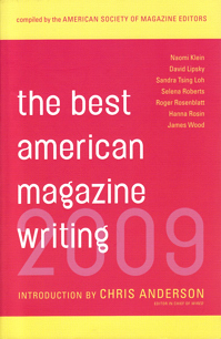 Best American Magazine Writing 2009