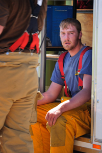 Casey Armstrong, firefighter