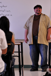 Manuel Gonzalez, NM poet in Raton schools