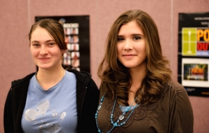 Cheyenne Starr and Marisa McCarty, Poetry Out Loud at Raton High School 2012