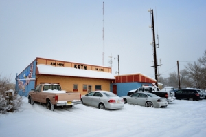 KRTN Radio in the snow