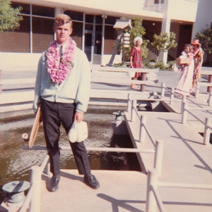 Tim Keller in Hawaii, 1965, Palisades Skateboard Team