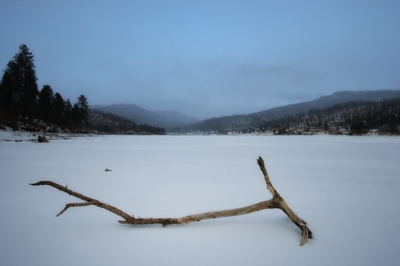 Lake Maloya in Winter