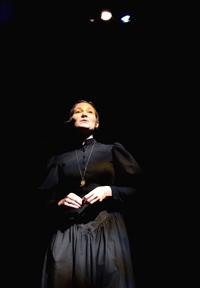Nora Leahy as the governess in "The Turn of the Screw" - Shuler Theater 2014