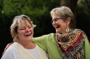 Page Gandy and her mom Betty Gandy, Raton, August 2015 by Tim Keller