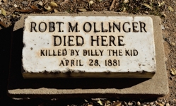Bob Olinger marker, death in Lincoln