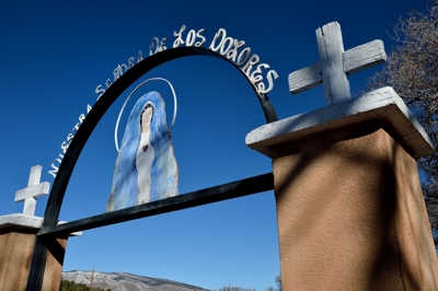 Catholic church in Manzano, New Mexico - Nuestra Senora de los Dolores