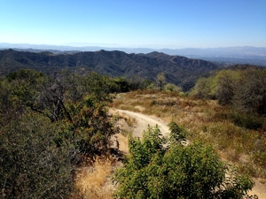 Backbone Trail, Topanga State Park, San Fernando Valley overlook