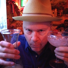 Terry Keller at Paco's Tacos, June 2015, Centinela