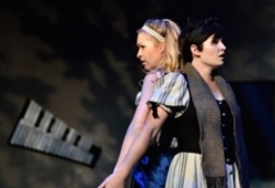 Cassie Thompson and Nora Leahy in "Into the Woods," Shuler Theater 2015
