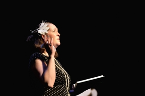 Kelly Jones sings at Shuler Theater Centennial, Raton NM April 2015