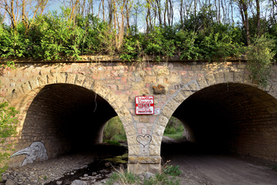 Raton Pass tunnels on Wooten Ranch, under railroad tracks