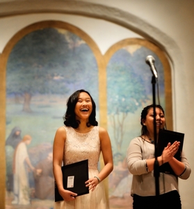 Michelle Zhou, winner, Poetry Out Loud, Santa Fe 2016