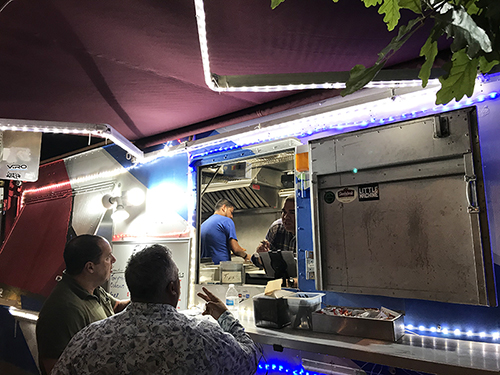 Cuban food truck after midnight, LoDo Denver