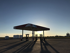 Cenex Fuel Stop, rural Kansas, by Tim Keller