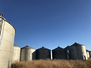 Kansas grain silos