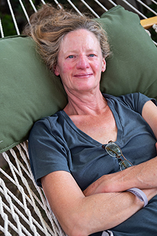 Christina Boyce on hammock, Raton NM