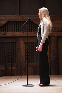 Lizzy Enos at NM Poetry Out Loud 2018