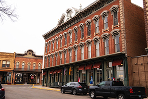 The historic Plaza Hotel, Las Vegas, New Mexico