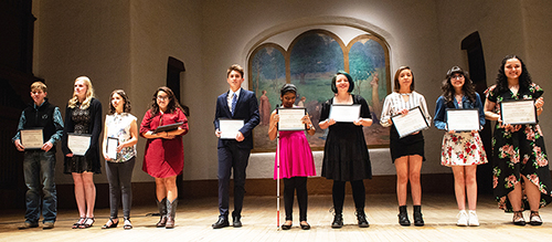 New Mexico Poetry Out Loud 2019 State Championship, Santa Fe