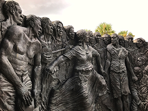Slaves, sculpture, Armstrong Park, NOLA