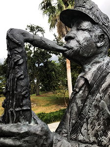 Jazz sculpture, Armstrong Park, New Orleans