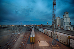 "Clovis Train Yard" - photograph by Tim Keller