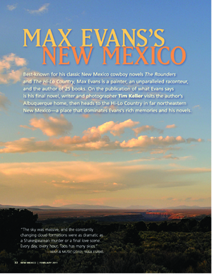 Max Evans - New Mexico Magazine
